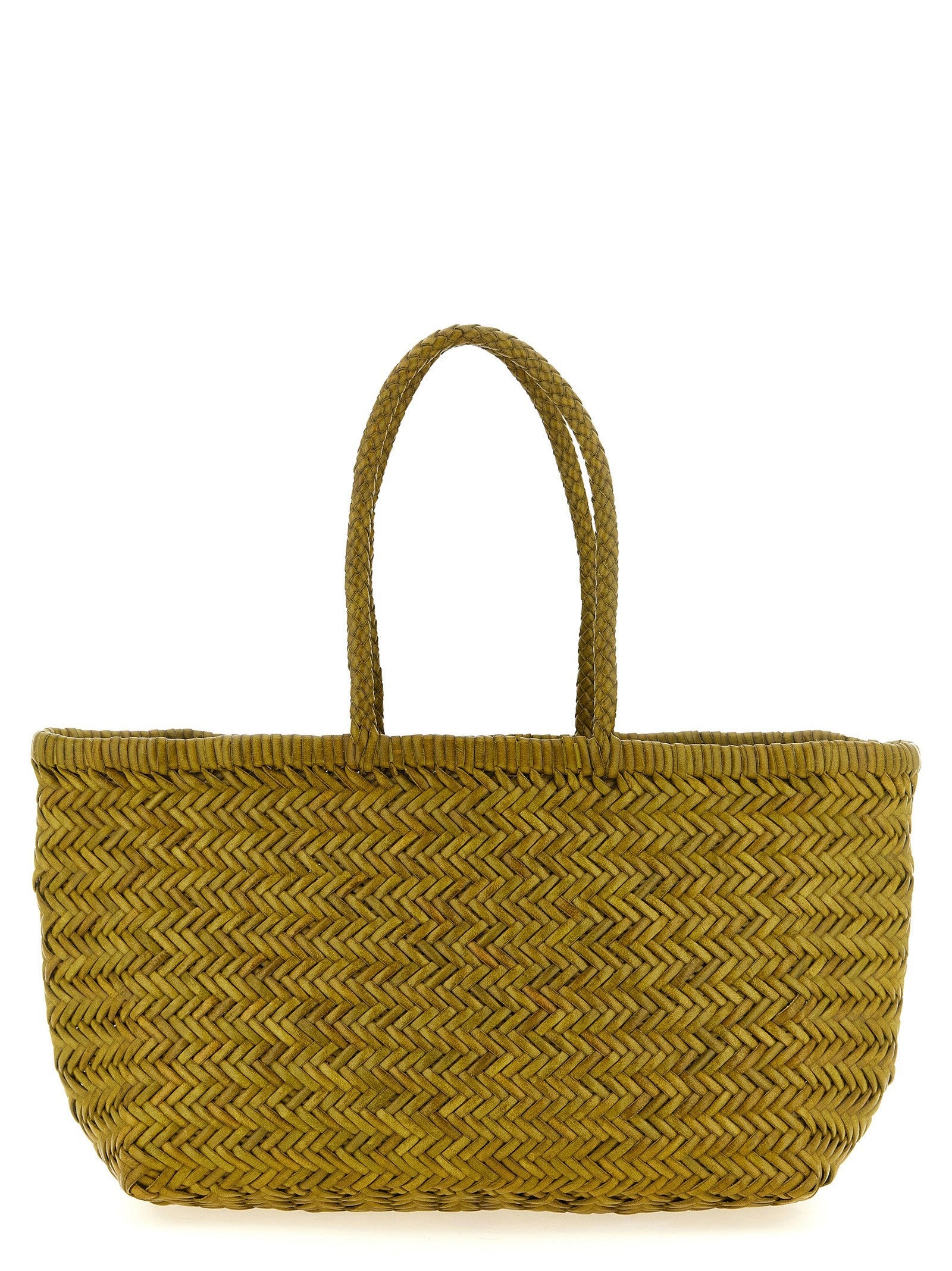 Dragon Diffusion Bamboo Triple Jump Large Shoulder Bag Green