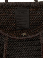 Dragon Diffusion Bamboo Triple Jump Large Shoulder Bag Brown, view 4