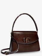 Gucci Women's Bamboo Vendetta Leather Handbag Black, view 3