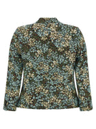 Dries Van Noten Bamis Floral Jacquard Blazer Gold