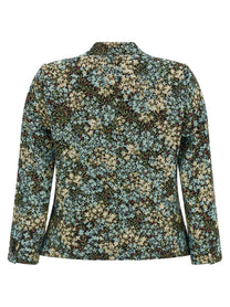 Dries Van Noten Bamis Floral Jacquard Blazer Gold