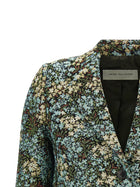 Dries Van Noten Bamis Floral Jacquard Blazer Gold