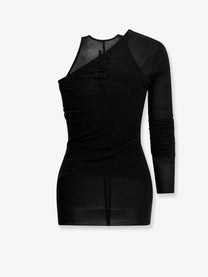 Rick Owens Women's Banana Cotton Tank Top Black