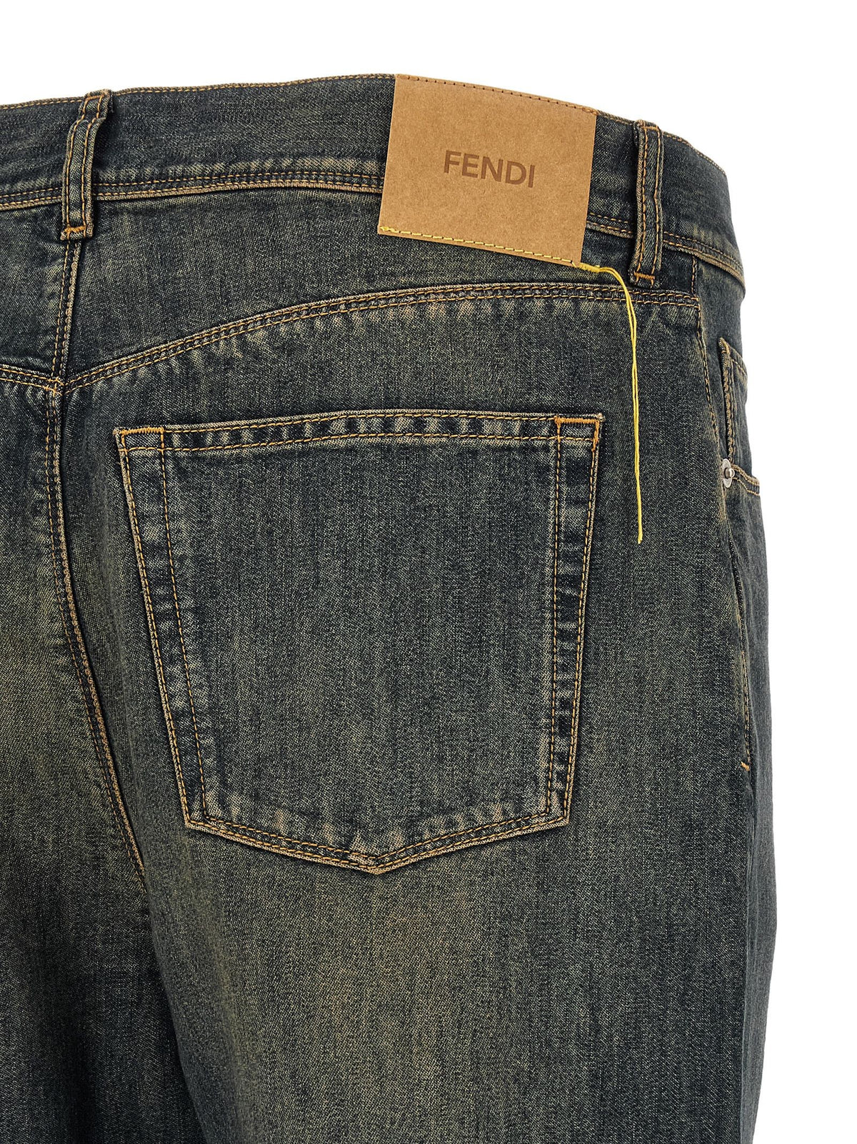 Fendi Bananatex® Denim Jeans Blue, view 4