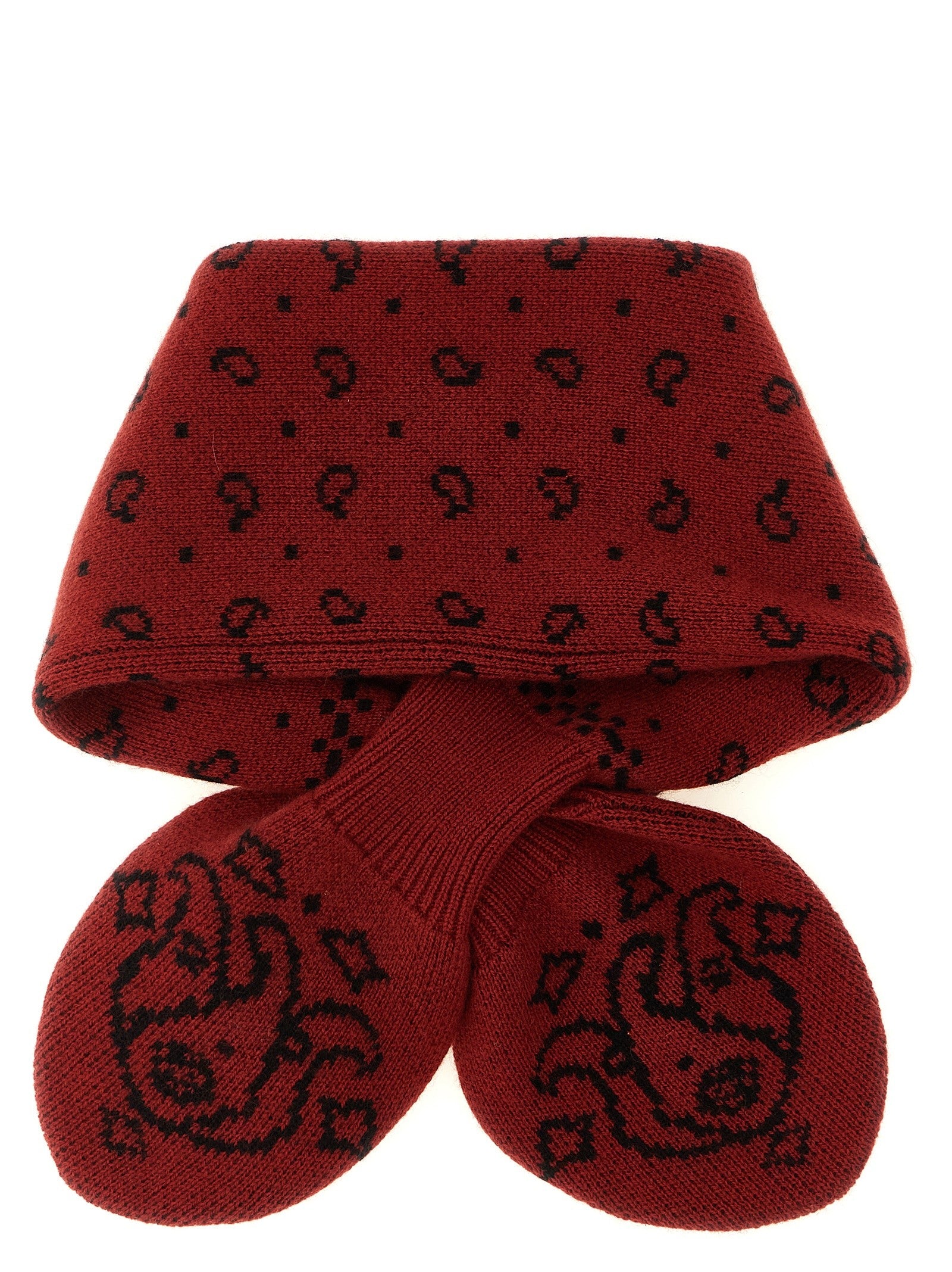 Guest In Residence Bandana Bowtie Scarf Red