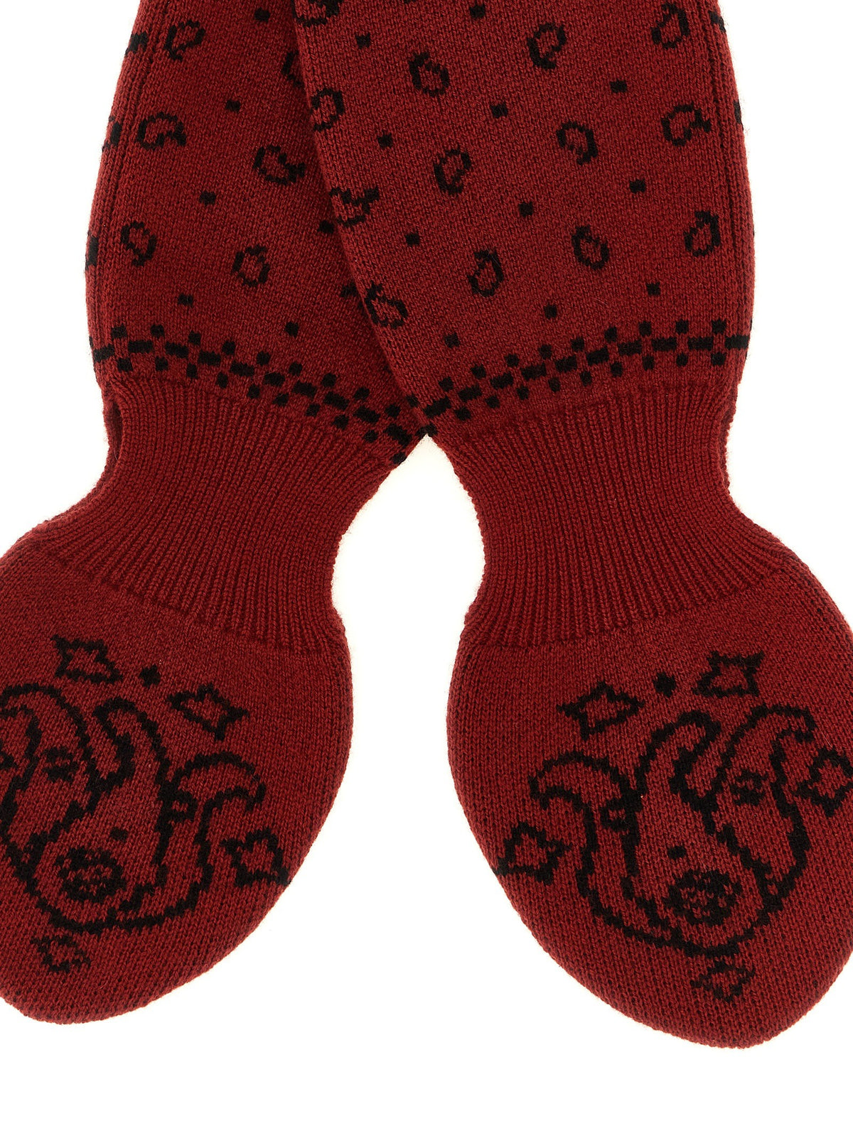 Guest In Residence Bandana Bowtie Scarf Red