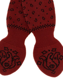 Guest In Residence Bandana Bowtie Scarf Red