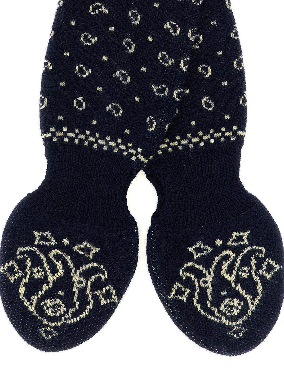Guest In Residence Bandana Bowtie Scarf Blue, view 3