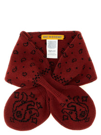 Guest In Residence Bandana Bowtie Scarf Red