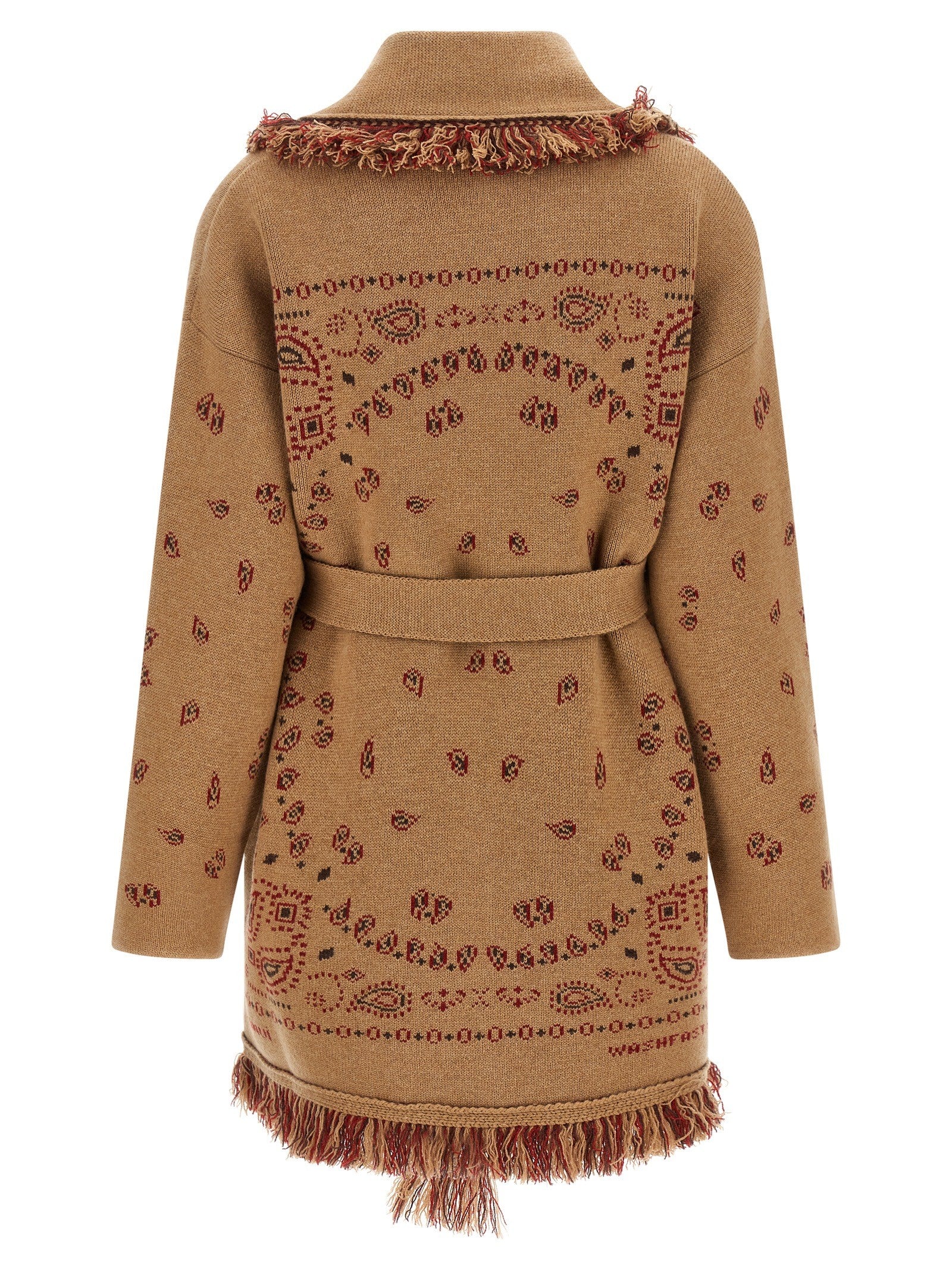 Alanui Bandana Cardigan Beige