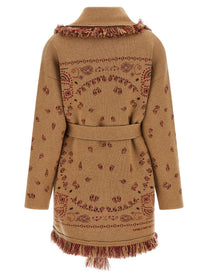 Alanui Bandana Cardigan Beige