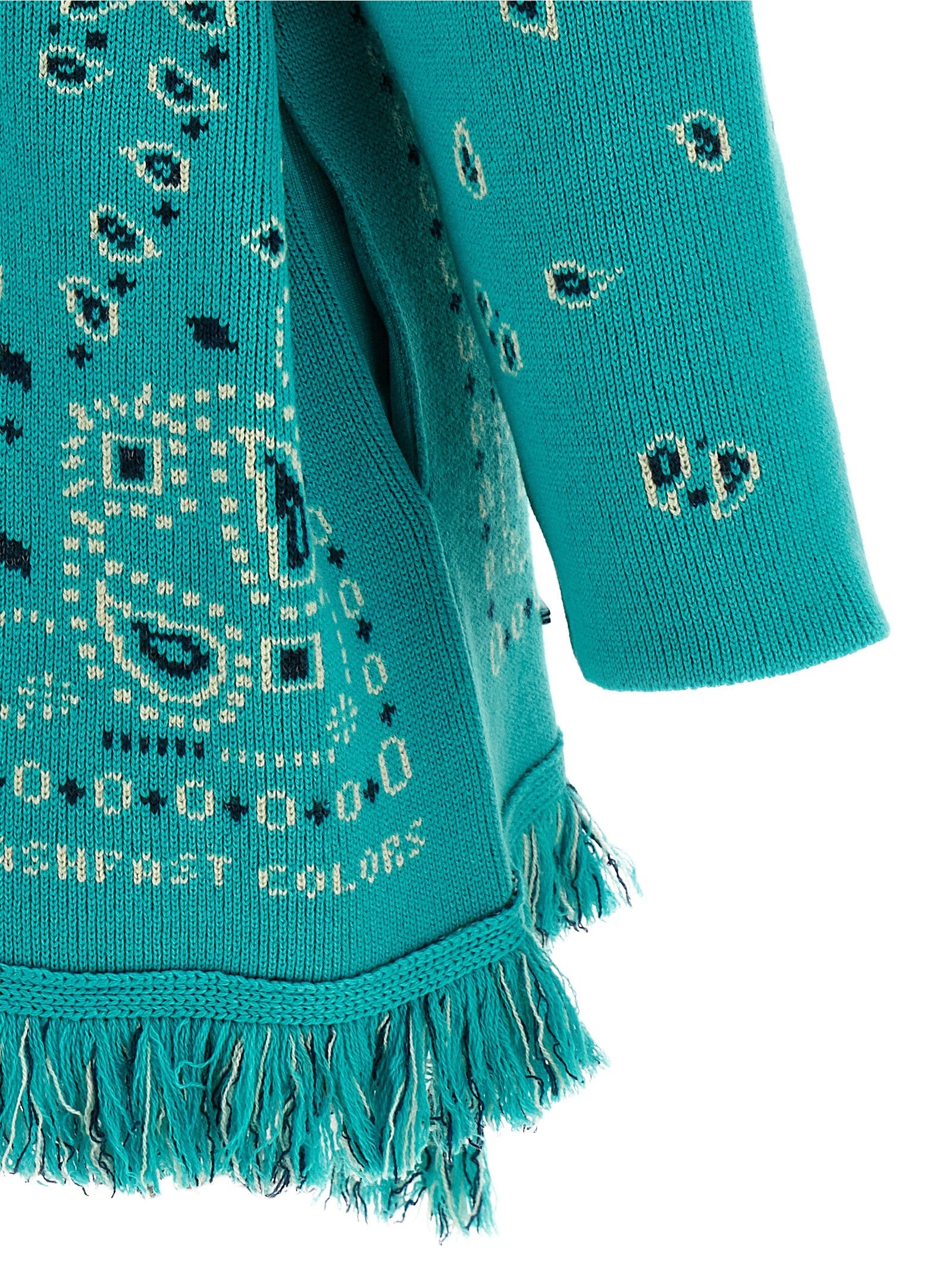 Alanui Bandana Cardigan Blue