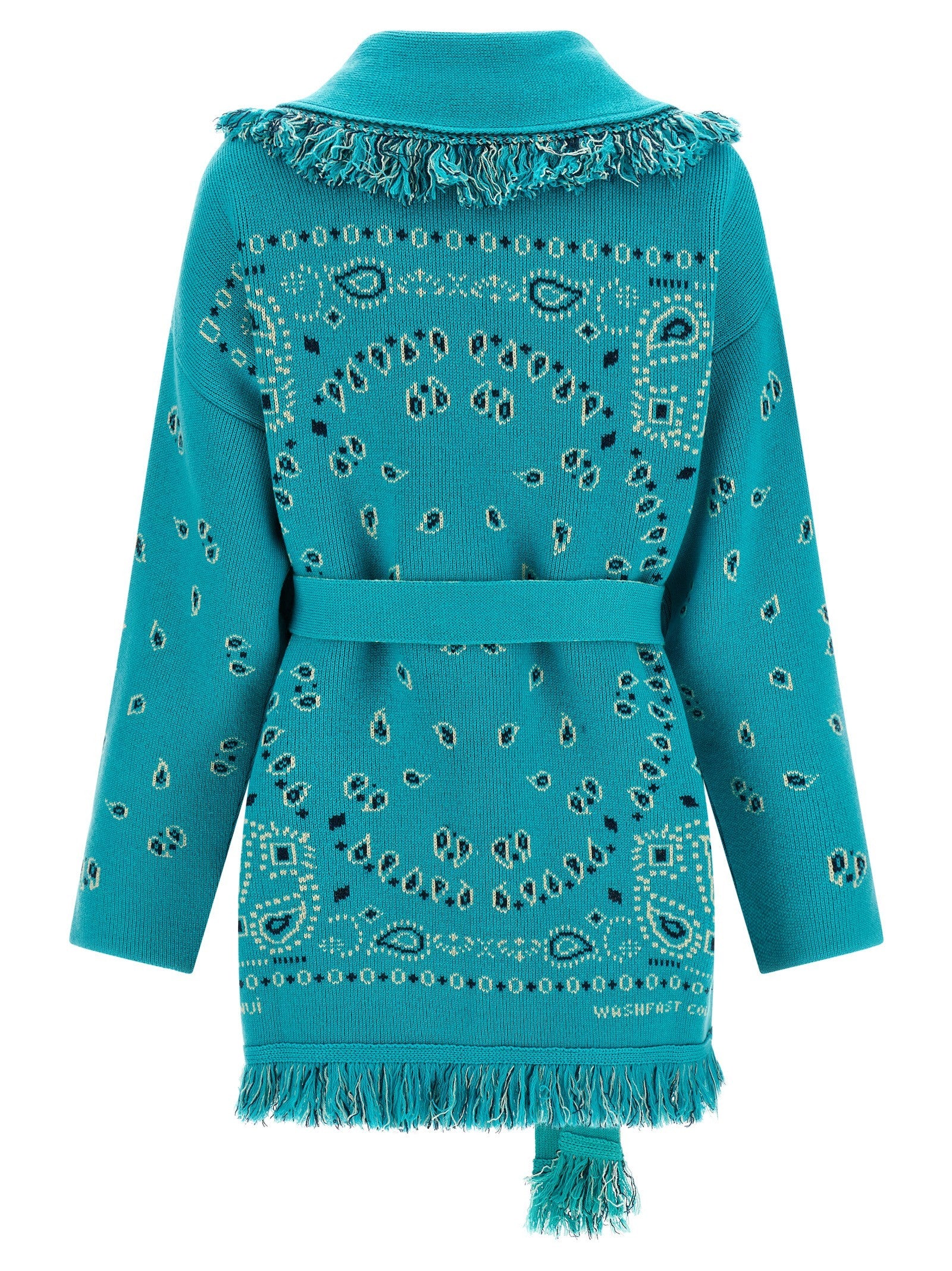 Alanui Bandana Cardigan Blue