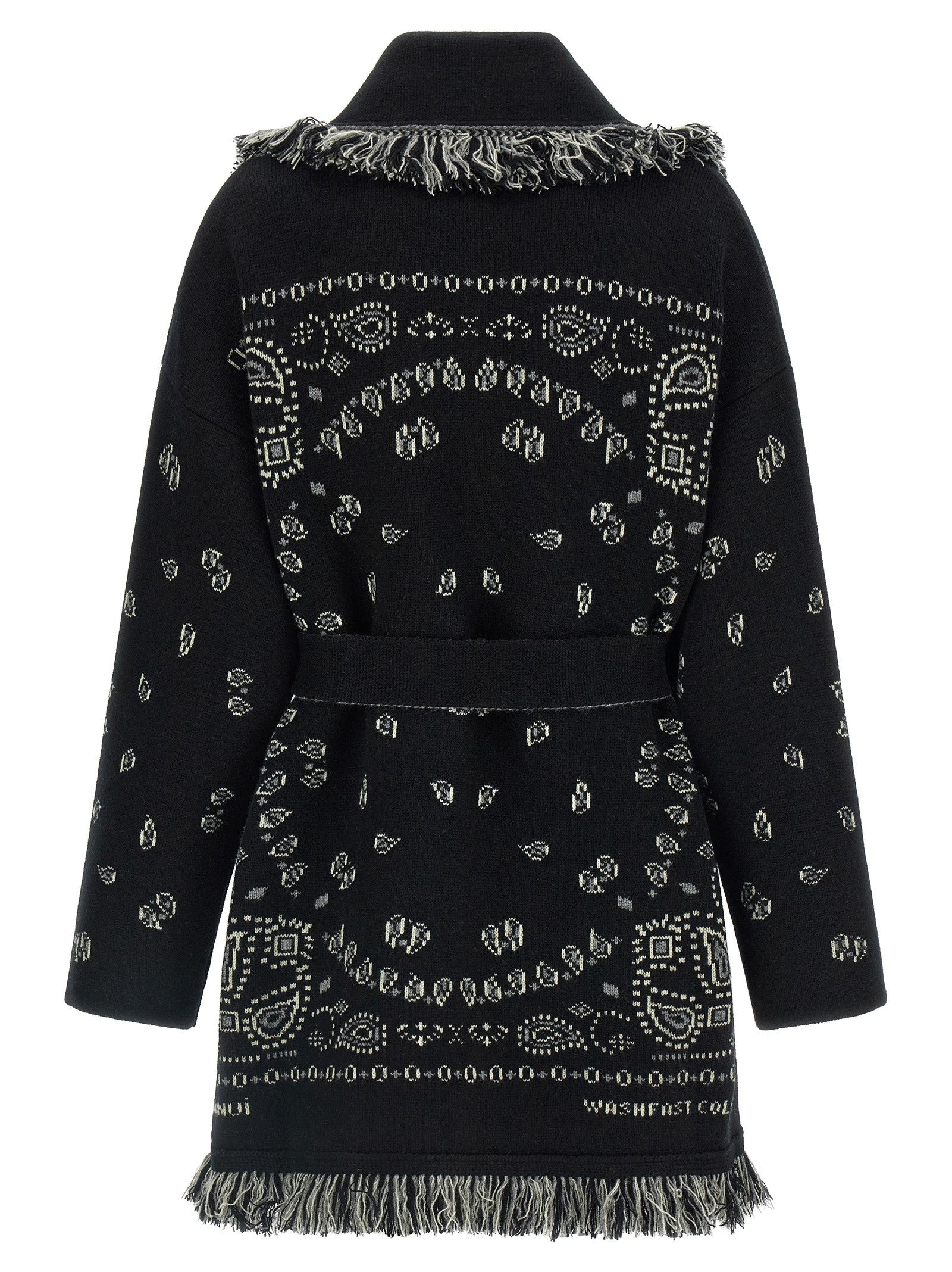 Alanui Bandana Cardigan Black