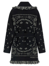 Alanui Bandana Cardigan Black