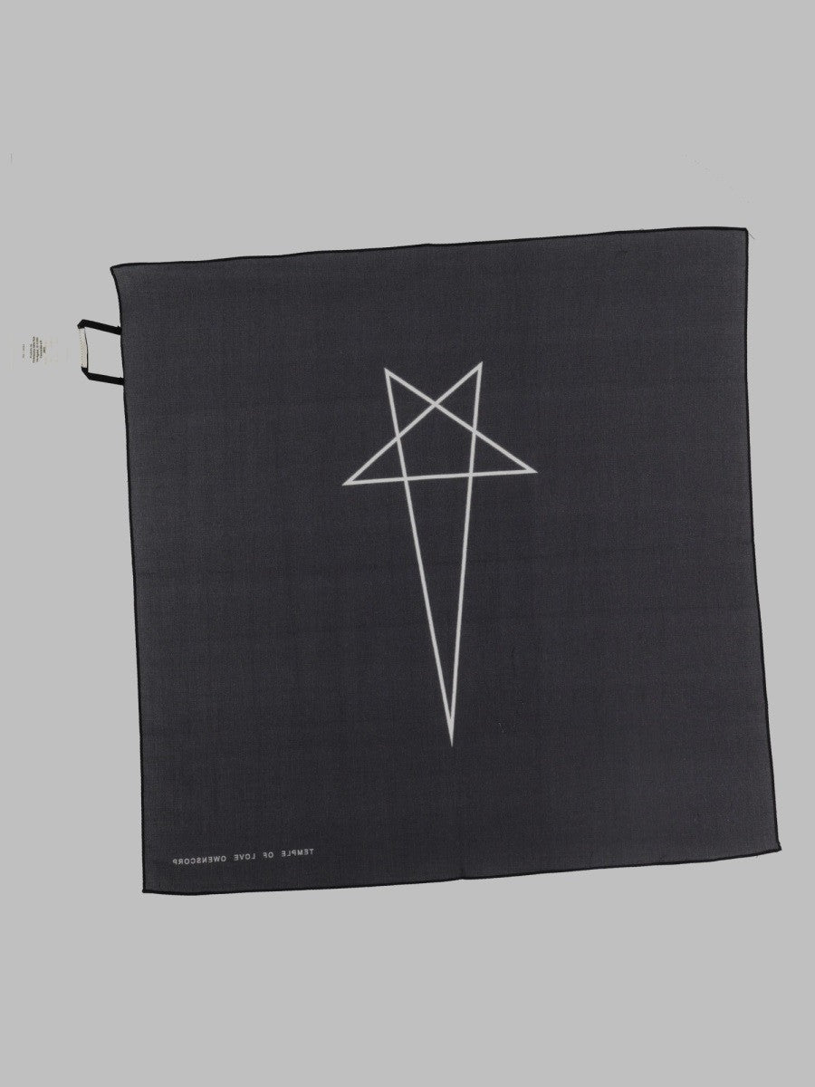 DRKSHDW Men's Bandana Con Stampa Black
