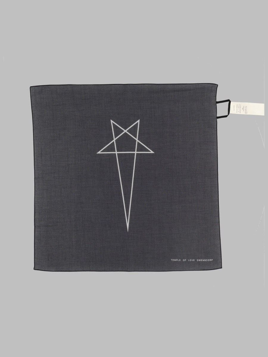 DRKSHDW Men's Bandana Con Stampa Black