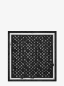 Celine Women's Bandana Cotton Foulard Black