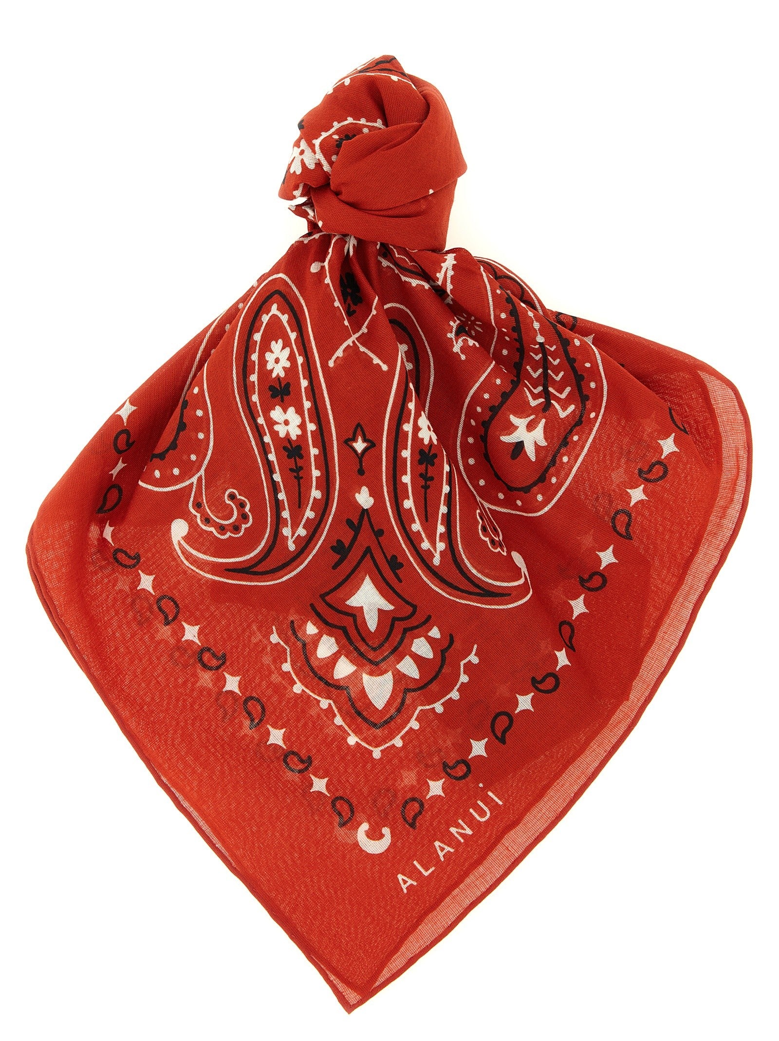Alanui Bandana Paisley Red