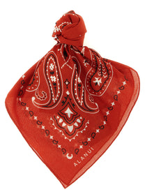 Alanui Bandana Paisley Red
