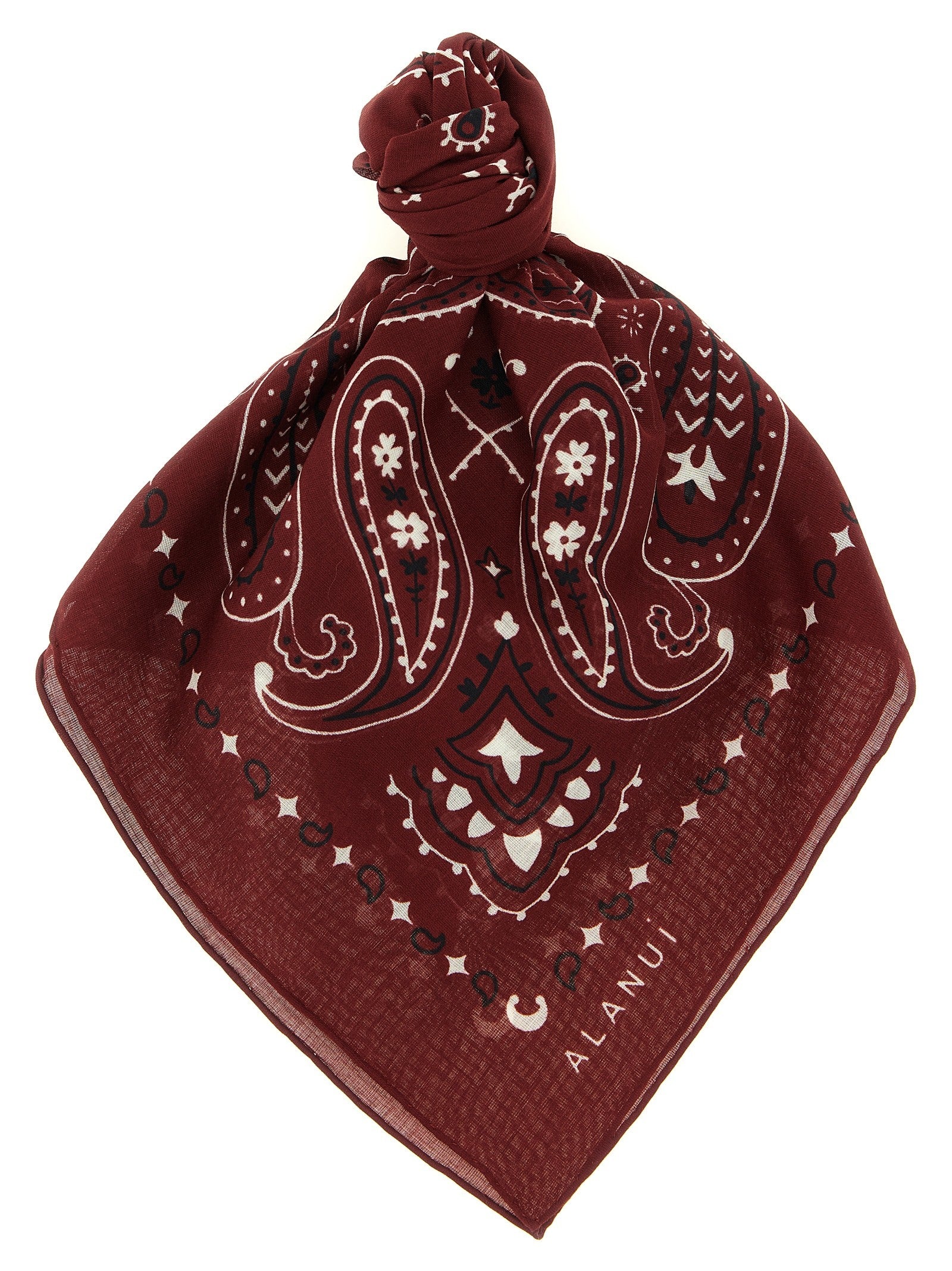 Alanui Bandana Paisley Red