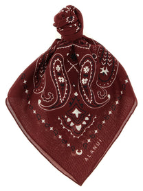Alanui Bandana Paisley Red