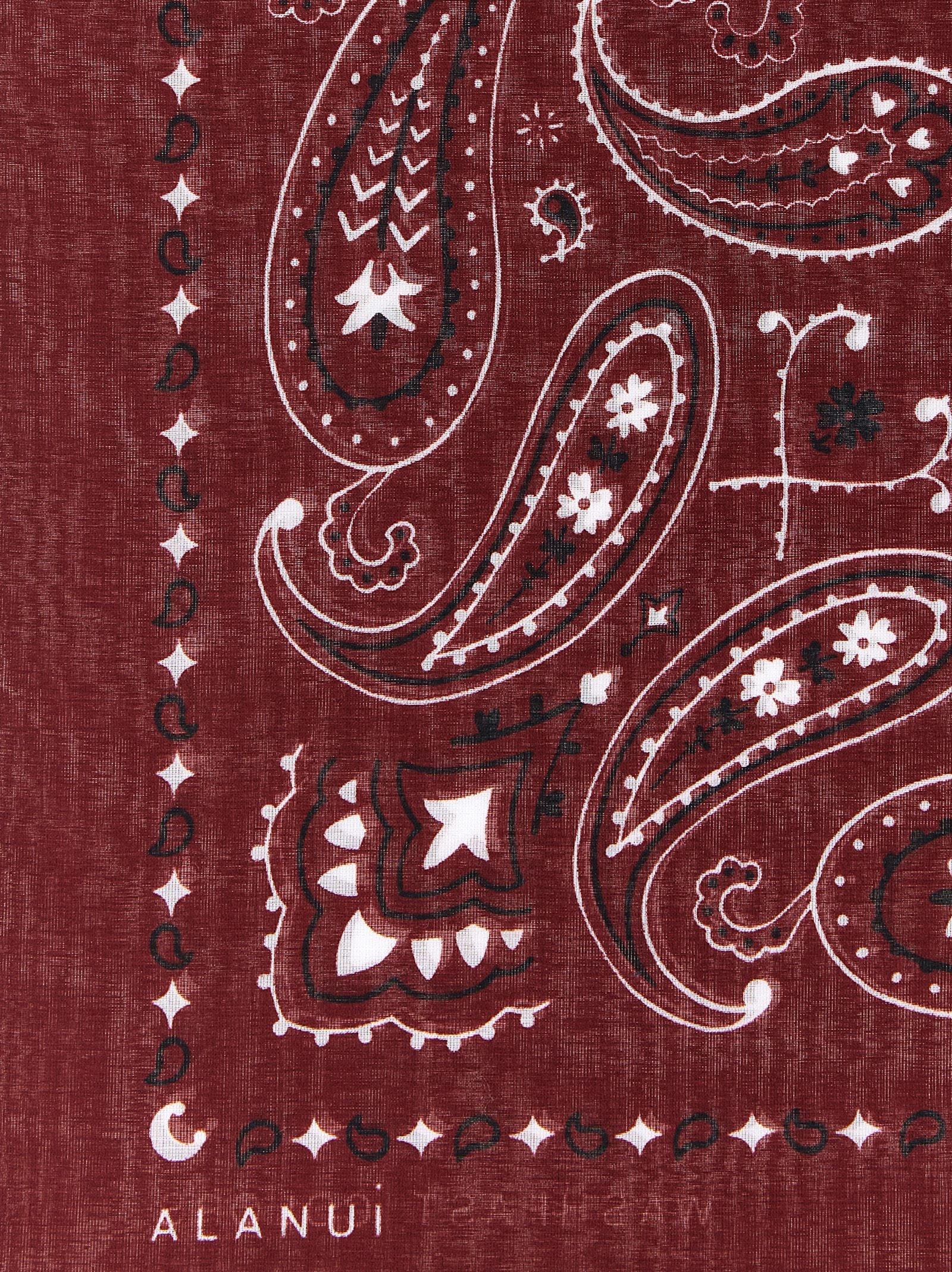 Alanui Bandana Paisley Red
