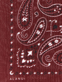 Alanui Bandana Paisley Red