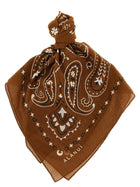 Alanui Bandana Paisley Brown
