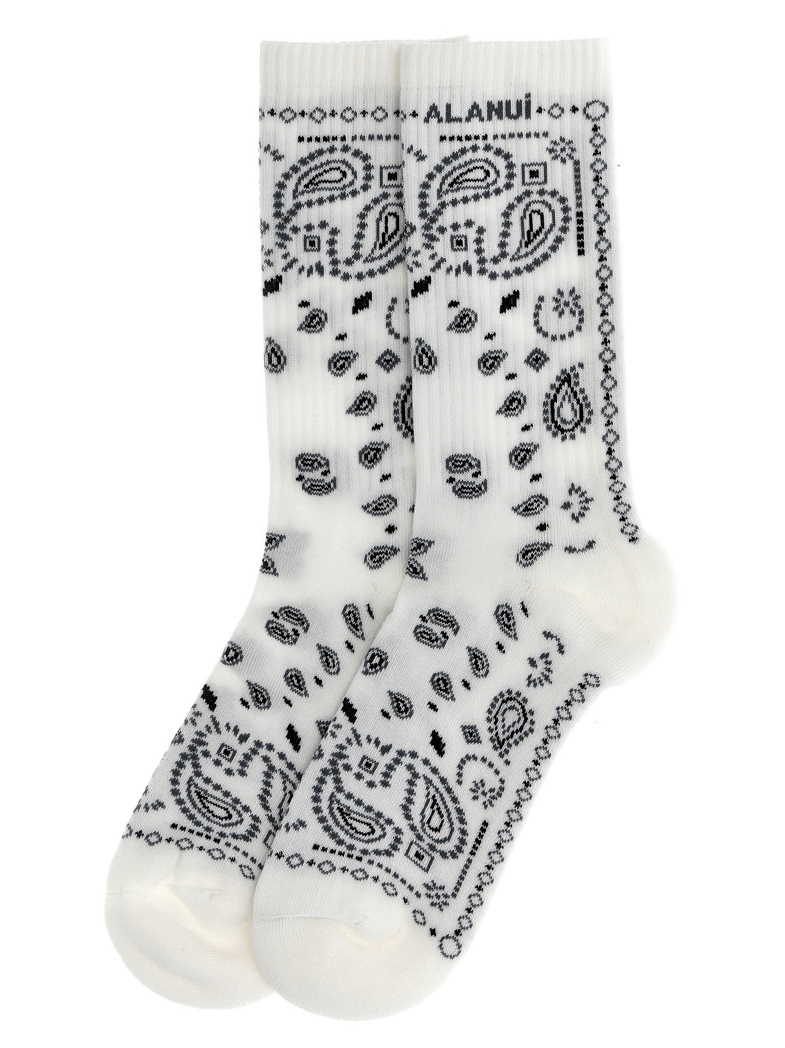 Alanui Bandana Socks White