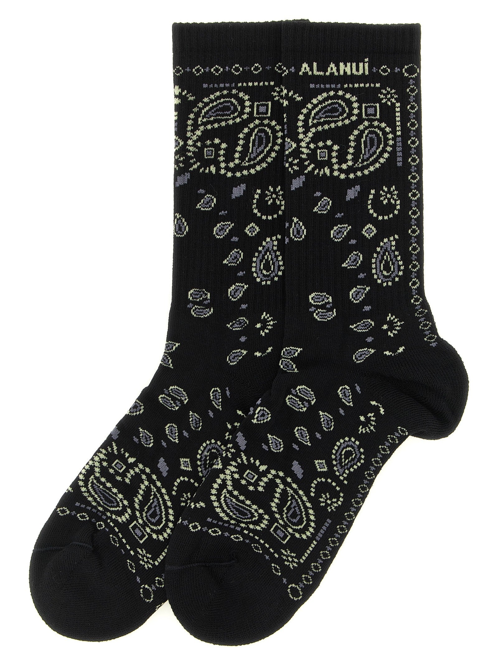Alanui Bandana Socks Black