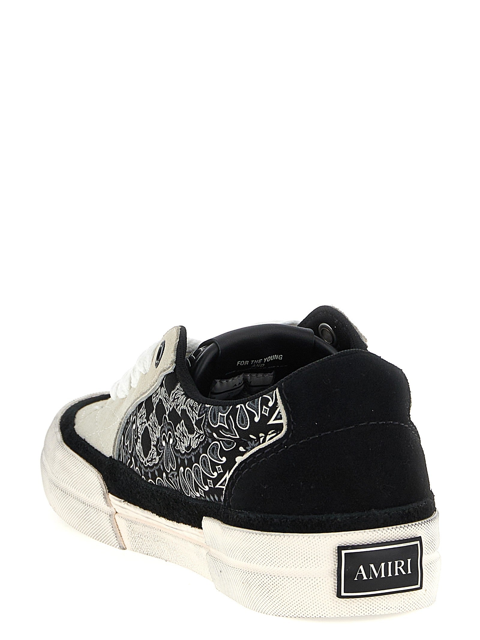 AMIRI Bandana Sunset Skate Sneakers White