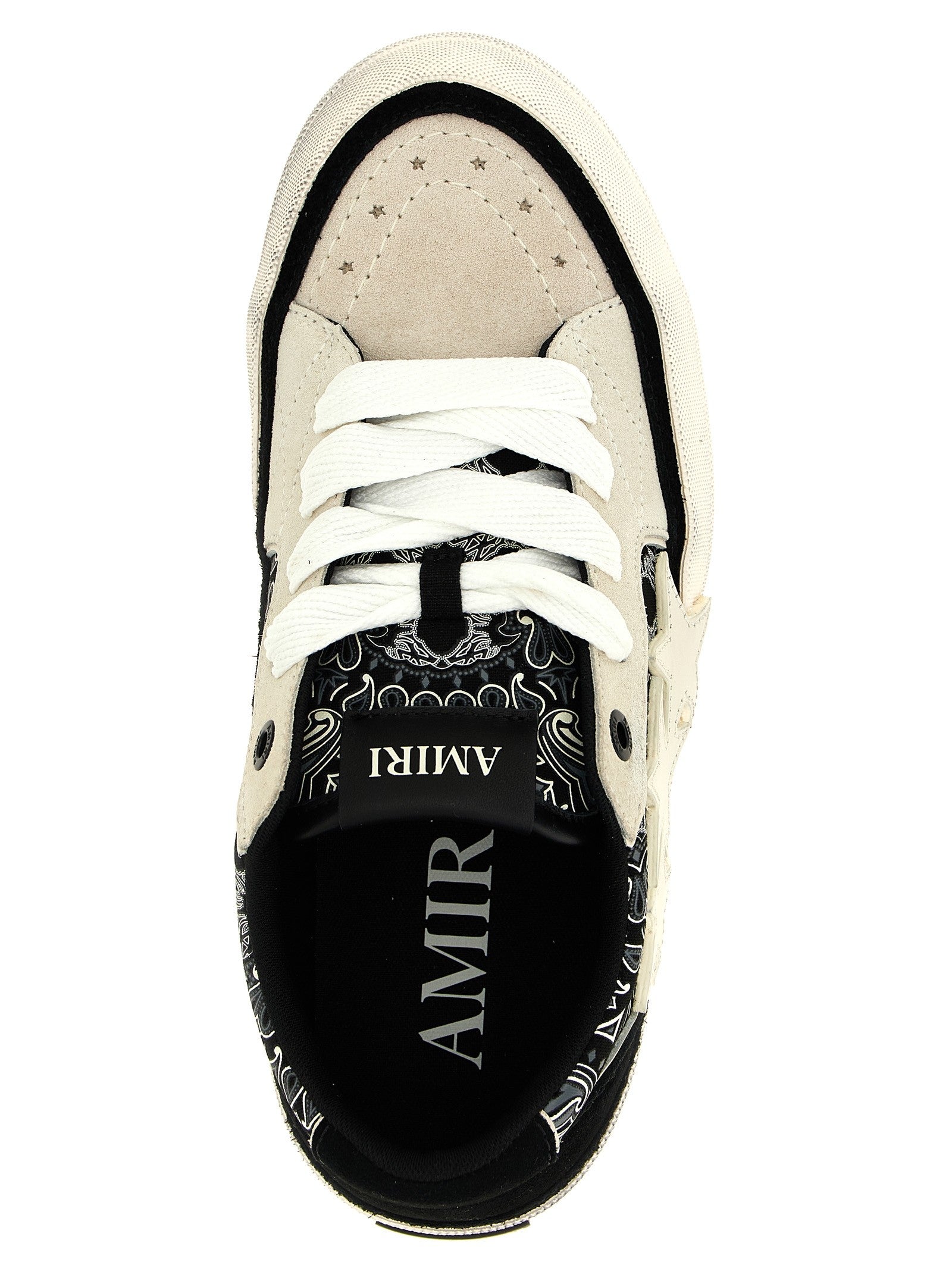 AMIRI Bandana Sunset Skate Sneakers White