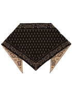 Guest In Residence Women's the Wild Rag Scarf with Motif Paisley Brown, view 2