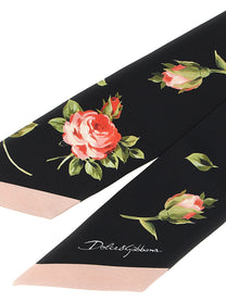Dolce &amp; Gabbana Bandeau Bouquet Rose Black