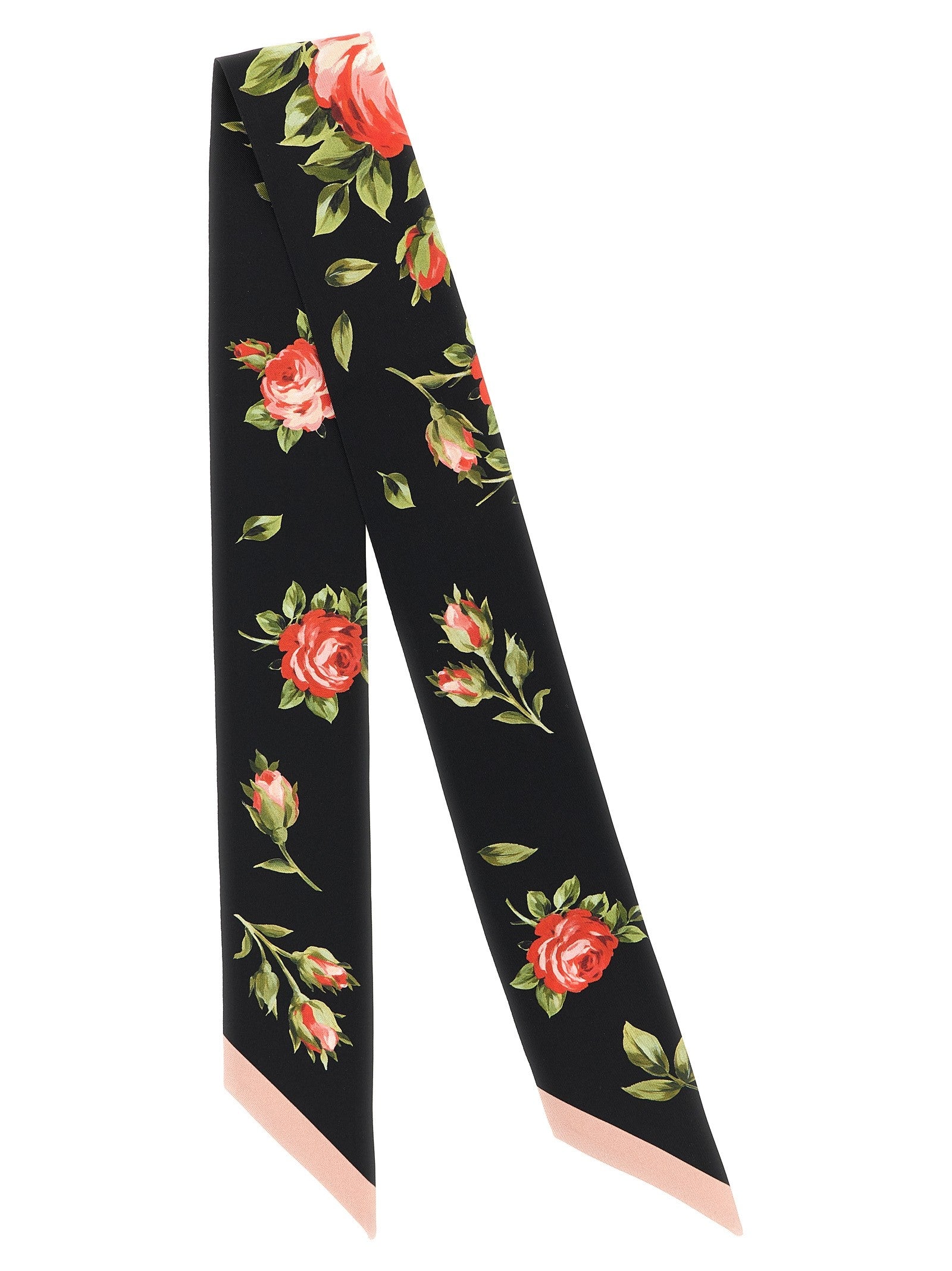 Dolce &amp; Gabbana Bandeau Bouquet Rose Black
