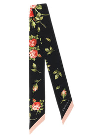 Dolce &amp; Gabbana Bandeau Bouquet Rose Black