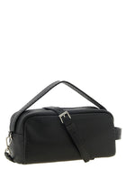 PRADA Leather Crossbody Bag Bandoliera Black