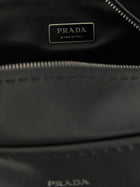 PRADA Leather Crossbody Bag Bandoliera Black