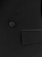 Dior Men's Bar Virgin Wool Tuxedo Blazer Black, view 3