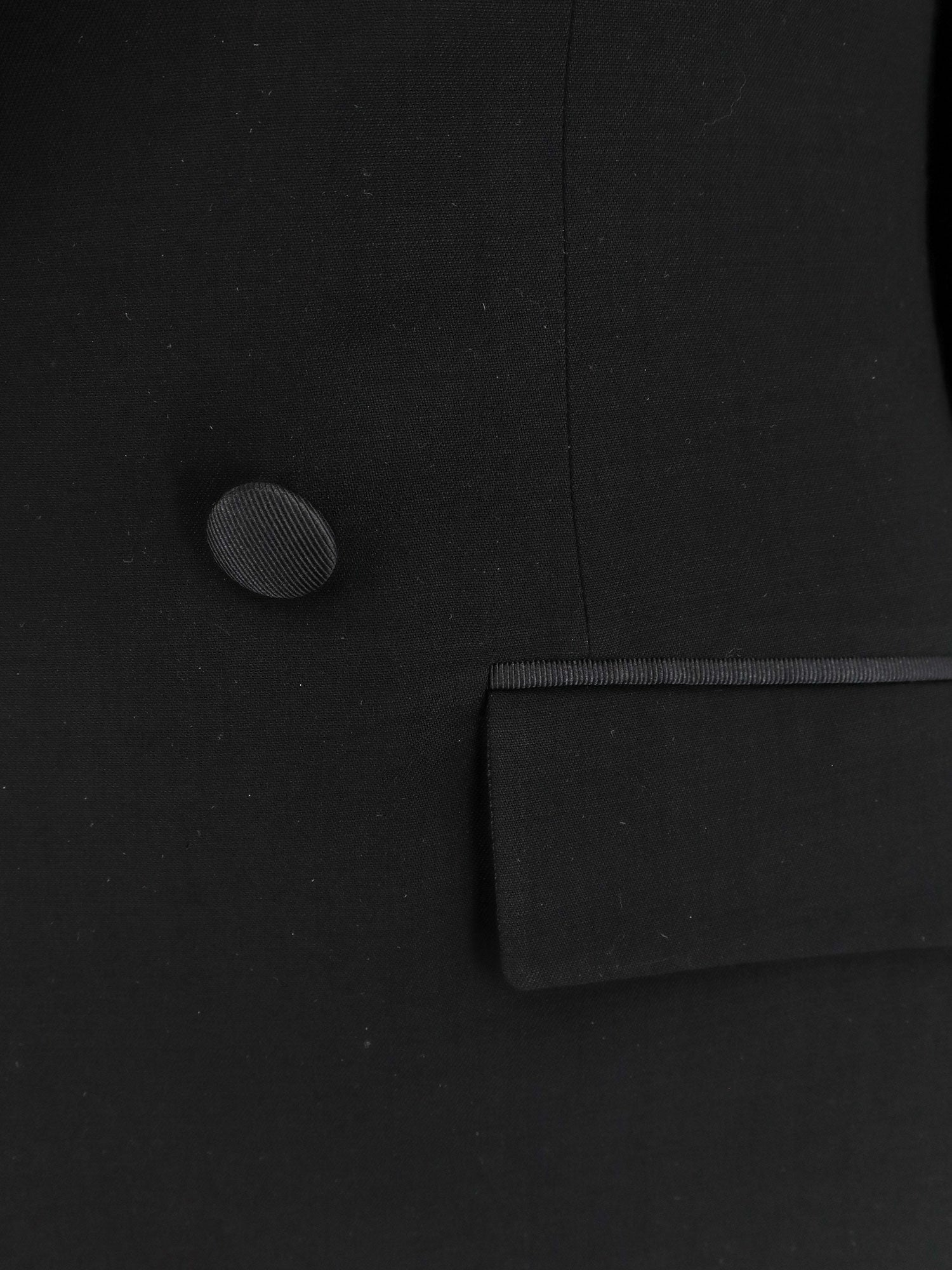Dior Men's Bar Virgin Wool Tuxedo Blazer Black