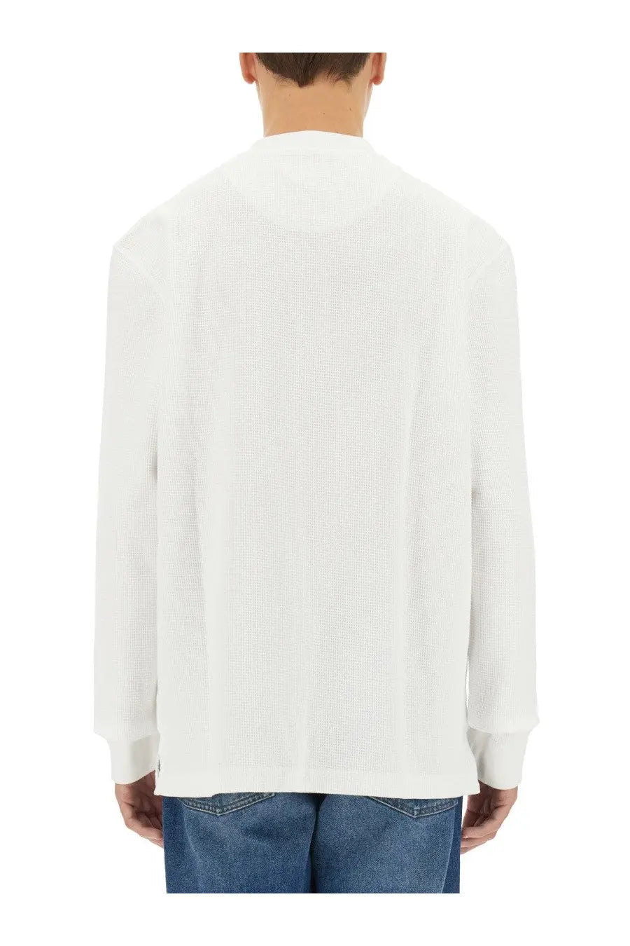 Baracuta Men's Shirt Henley White, view 3