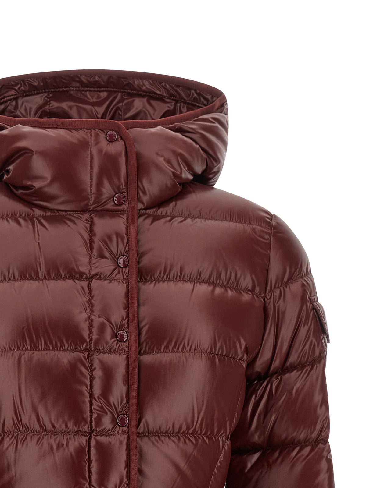Moncler Barante Down Jacket Red, view 3