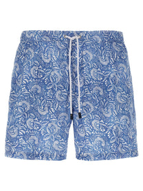 BARBA - BARBA - Paisley floral swimsuit - Men’s Clothing