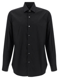 BARBA - BARBA - Stretch cotton shirt - Men’s Tops