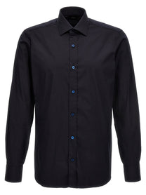 BARBA - BARBA - Poplin shirt - Men’s Tops