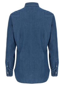 BARBA - BARBA - Denim shirt - Men’s Top