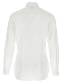 BARBA - BARBA - Honeycomb cotton shirt - Men’s Tops