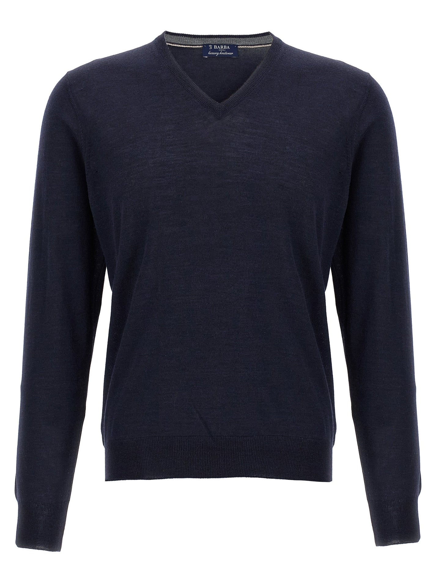 BARBA - BARBA - Wool and silk sweater - Men’s Knitwear
