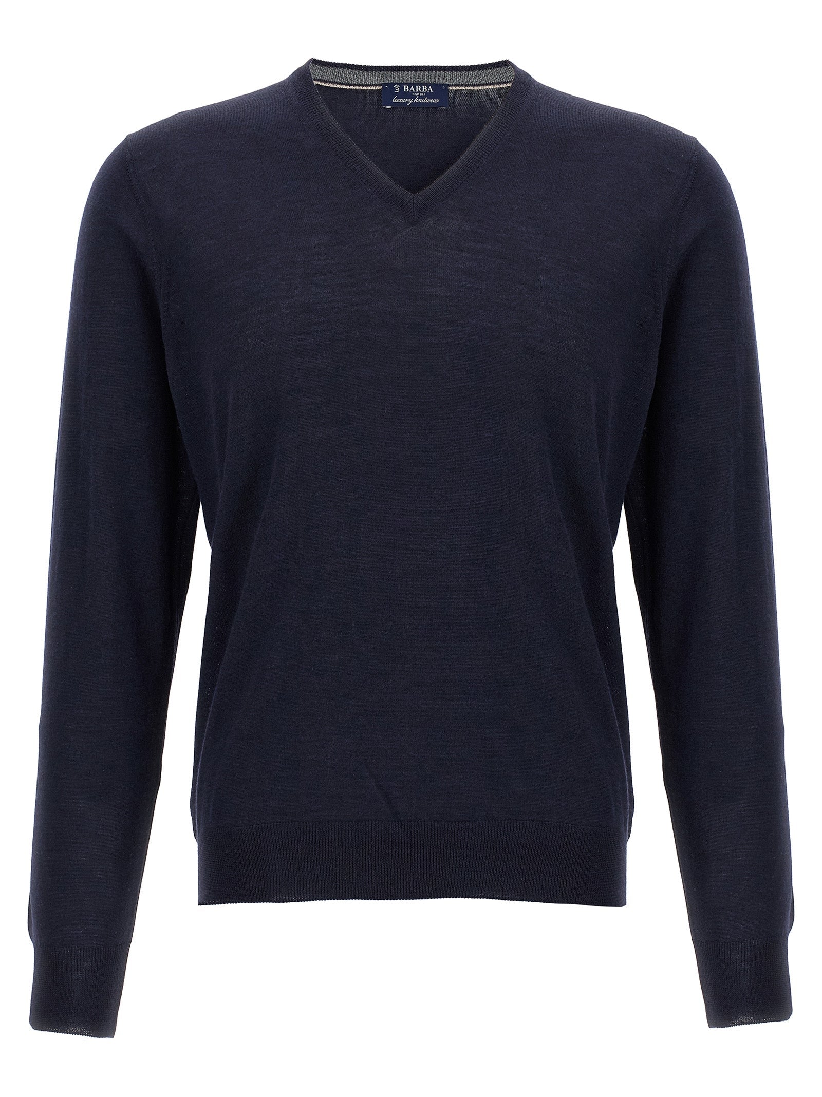 BARBA - BARBA - Wool and silk sweater - Men’s Knitwear